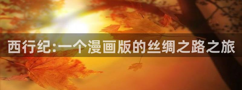 喵天星漫画：西行纪:一个漫画版的丝绸之路之旅